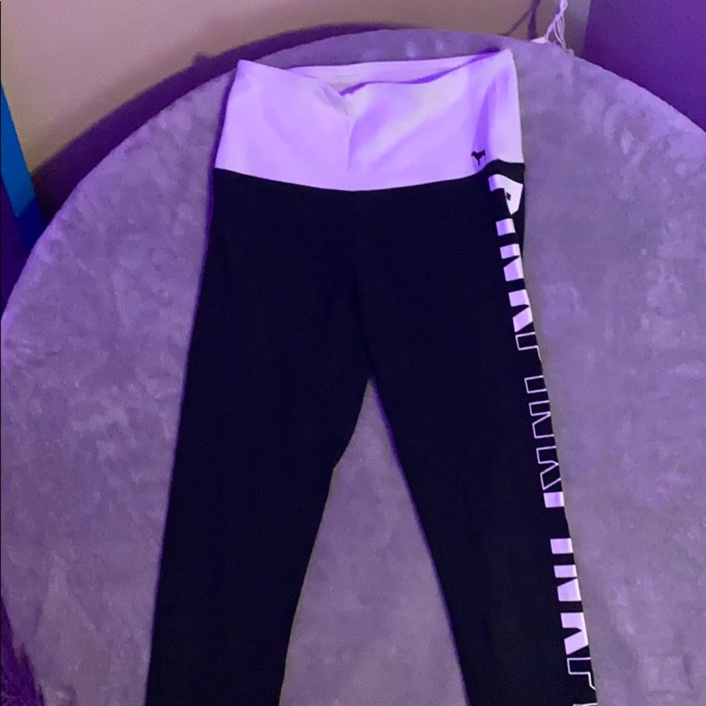 Black Pink Yoga Leggings